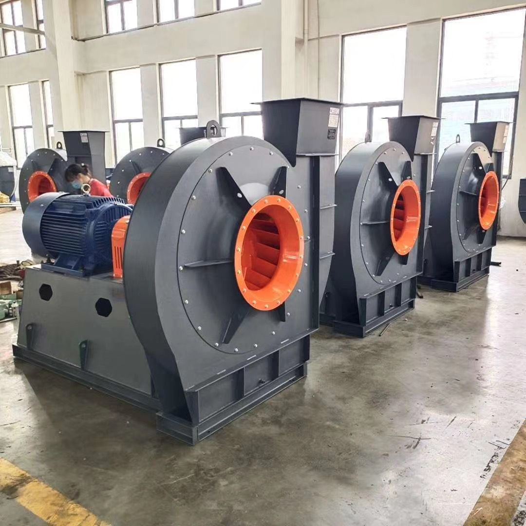 Induced draft fans manufactured by RG Steel Crafts, on the shop floor